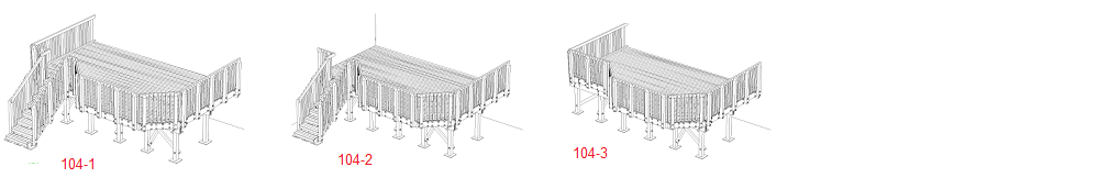 Medium Height Decks - 104 Series