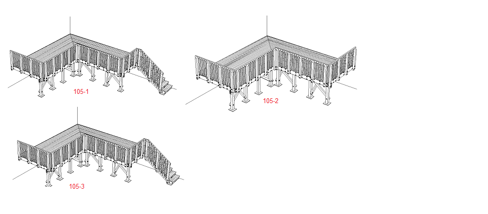 Medium Height Decks - 105 Series