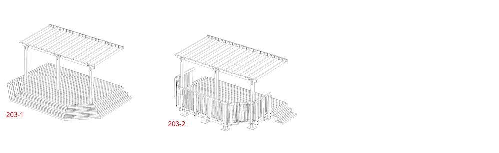 Pergola Decks - 203 Series