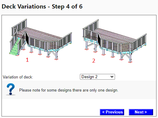 Step 4 - Deck Variations