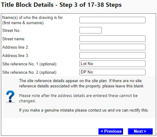 Step3 - title block details