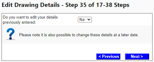 Step35 - edit drawing details