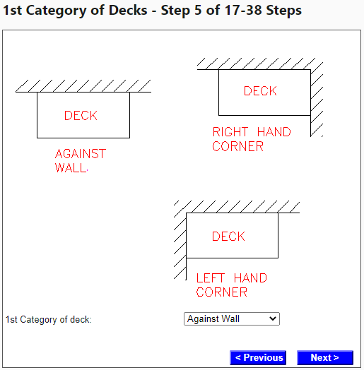 Step5 - 1st category of deck