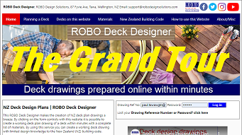 A grand tour of the ROBO Deck Designer website